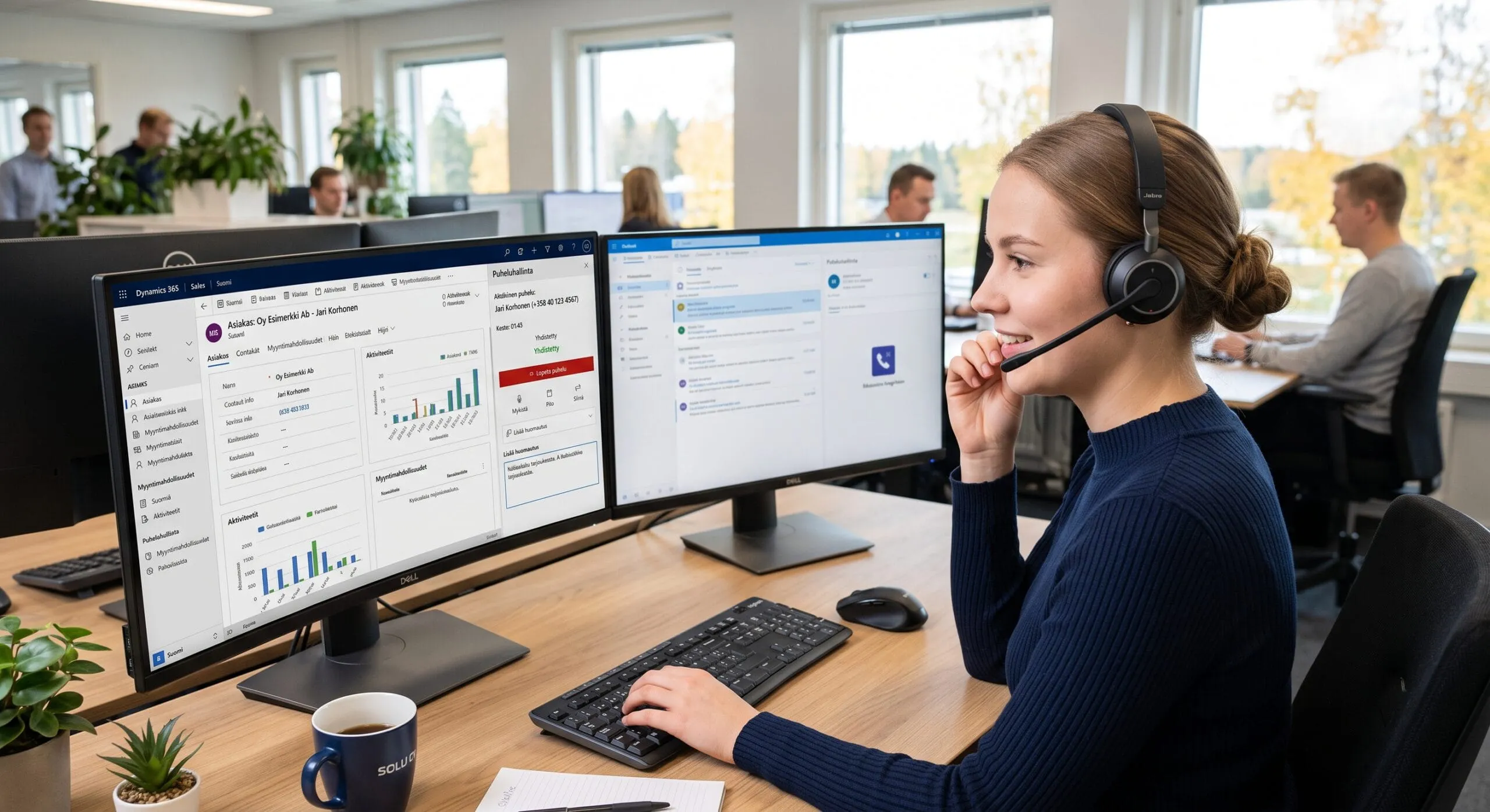 A browser softphone that also lives inside Dynamics 365